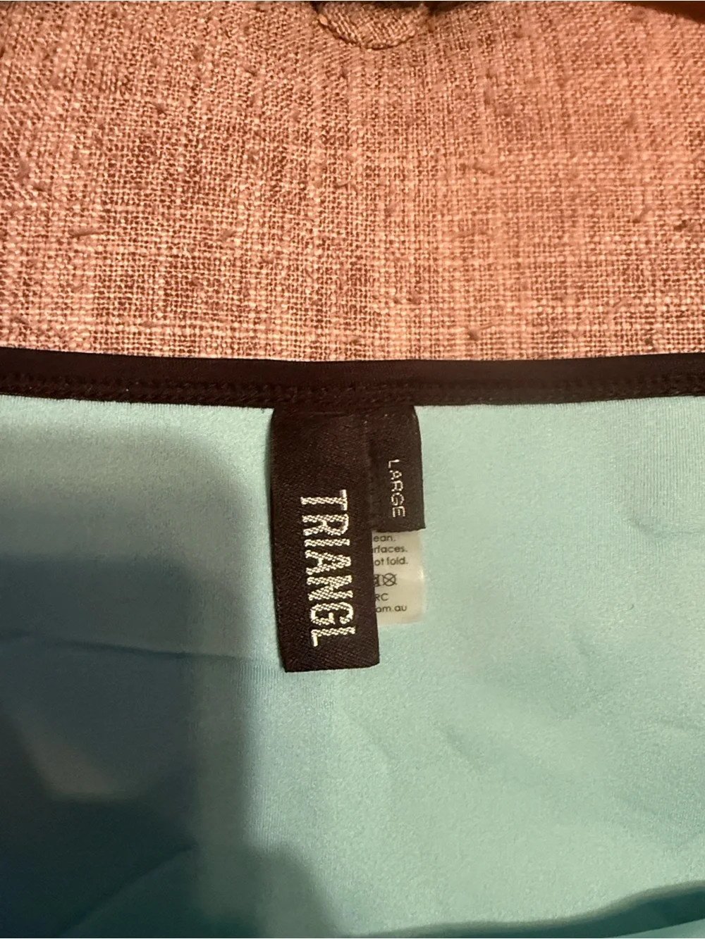 triangl swimwear Colorblock Strapless Bikini Top & Bottom - Aqua, Orange, Purple